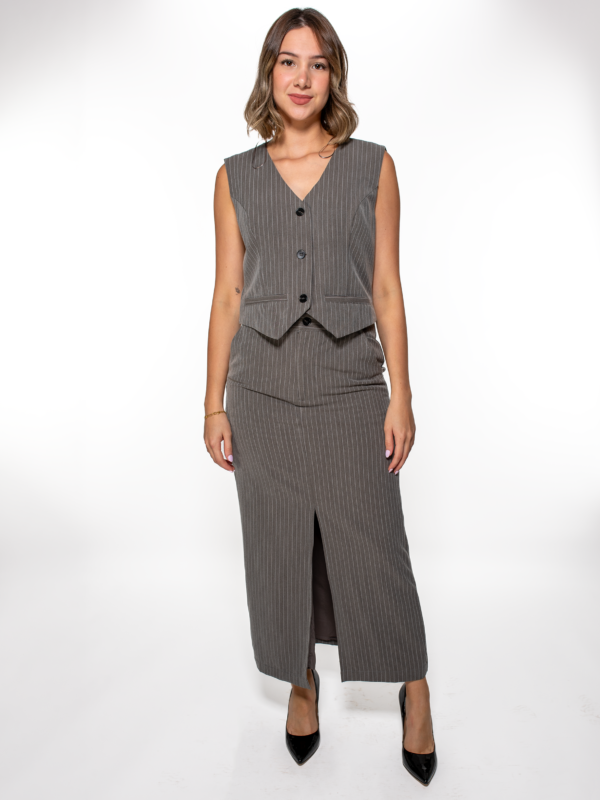 SET DE FALDA MIDI Y VEST