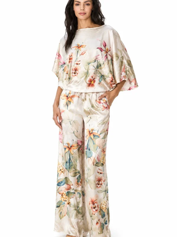 DONA FLORAL PANT SET