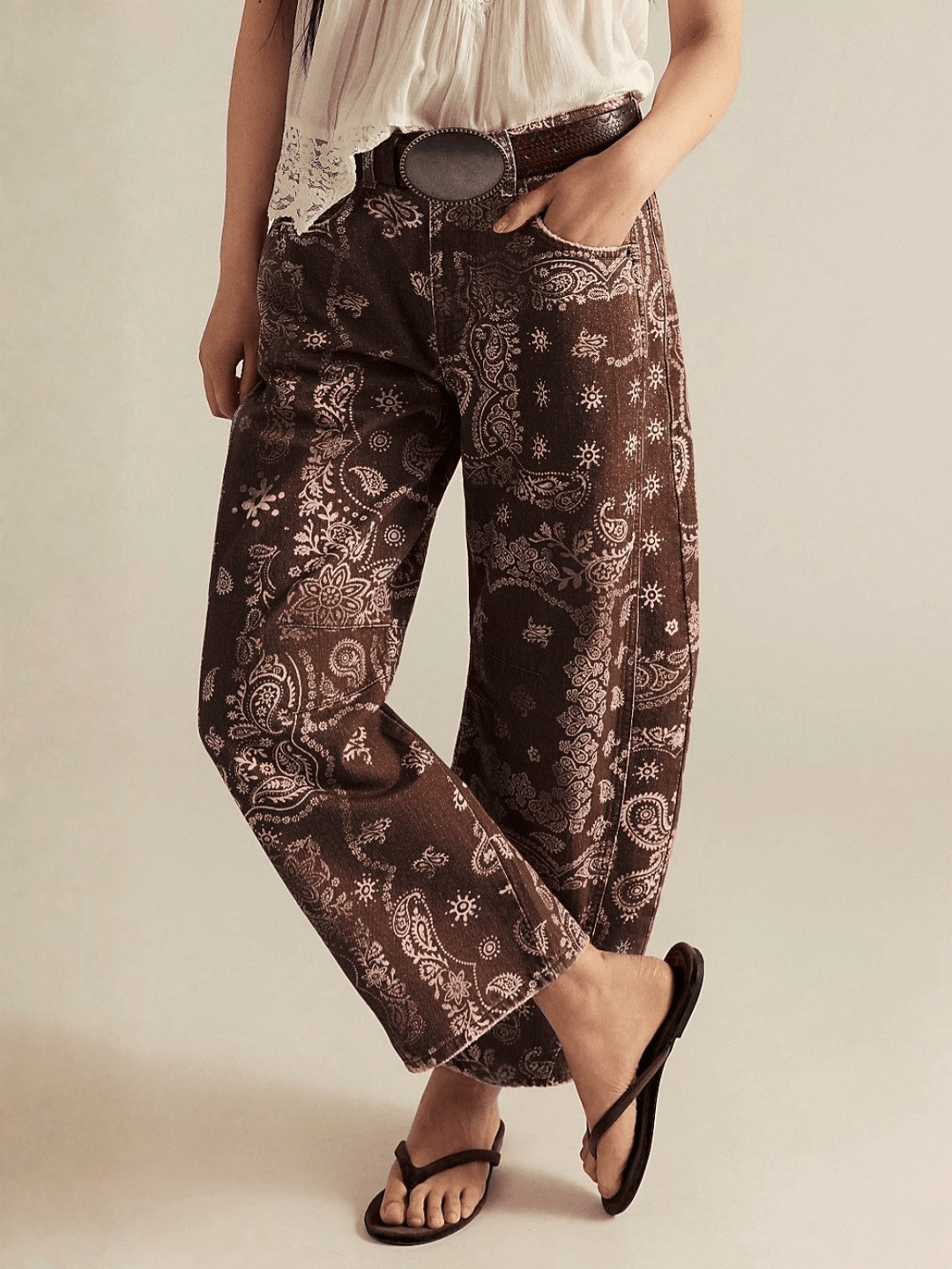 TAYLOR BARREL JEANS