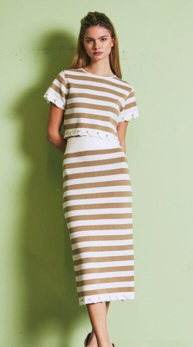 MERLY TOP AND SKIRT SET