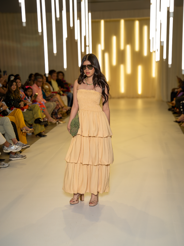 BELI RUFFED TUBE DRESS